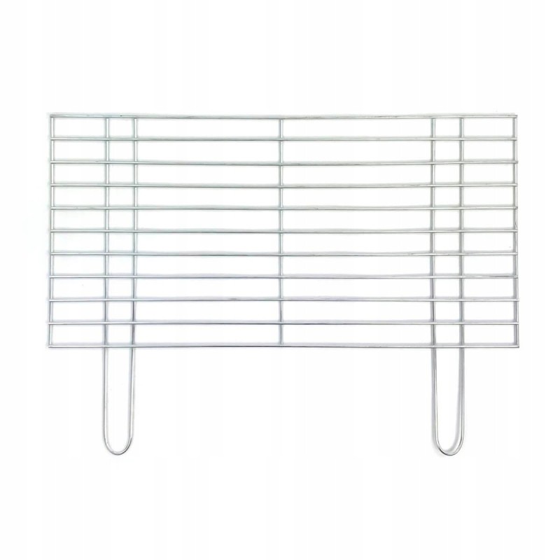 Grilio grotelės 54x34, pagamintos iš nerūdijančio, rūgštims atsparaus plieno, tankios, 4 mm vielos