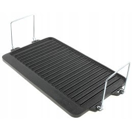 Dvipusė ketaus plokštė. grilis, laužas, viryklė.