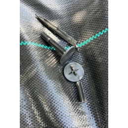 Smeigtukai/smeigtukai agrotekstilės inkarui 100 vnt, 15,5 cm