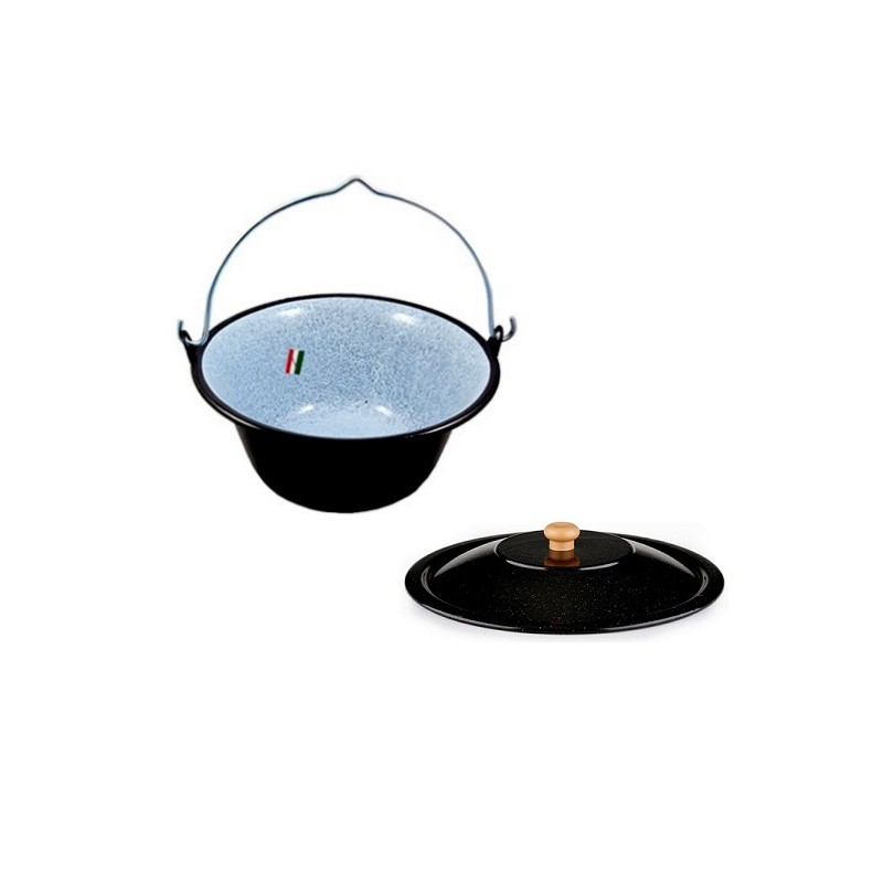 Originalus vengriškas emaliuotas katilas, 8l