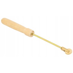 Rievelinis ratas su 230 mm medine rankena