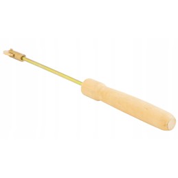 Rievelinis ratas su 230 mm medine rankena