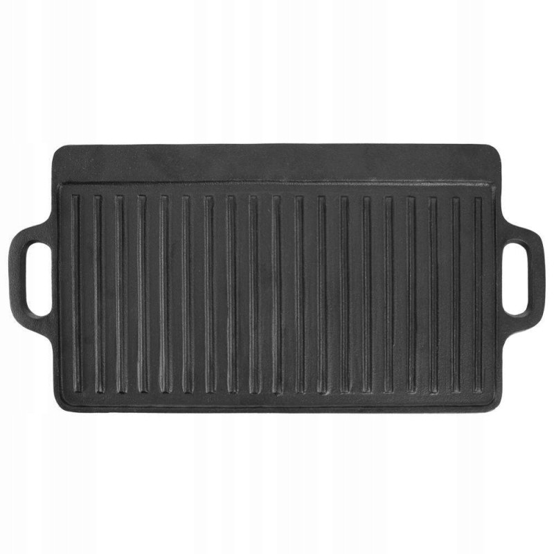 Orion - grilio plokštė, dvipusė ketaus keptuvė, 45,5x23 cm
