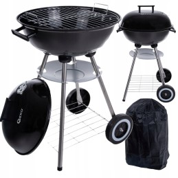 Apvalios anglies kepsninės su dangteliu ir dangteliu - grotelių skersmuo 39cm