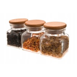 Prieskonių stiklainiai 120 ml 3 vnt - praktiški