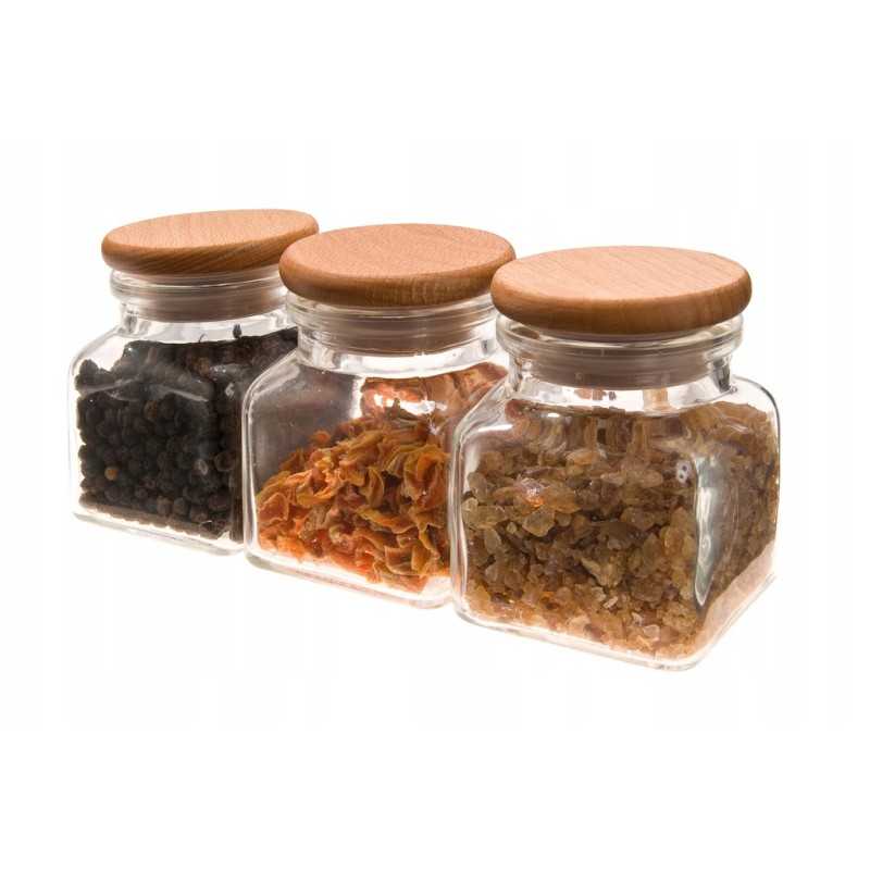 Prieskonių stiklainiai 120 ml 3 vnt - praktiški