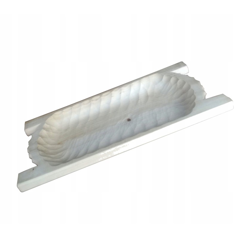 Drožinėtas medinis maisto lovelis, 30 cm