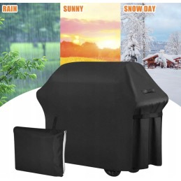 Didelis BBQ dujinės kepsninės dangtis vandeniui atsparus brezentinis dangtis 147x117x61cm