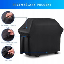 Universalus apsauginis grilio užvalkalas, ištisus metus veikiantis brezentas, aukščiausios kokybės dangtis