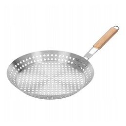 Plieninė grilio keptuvė, 30 cm