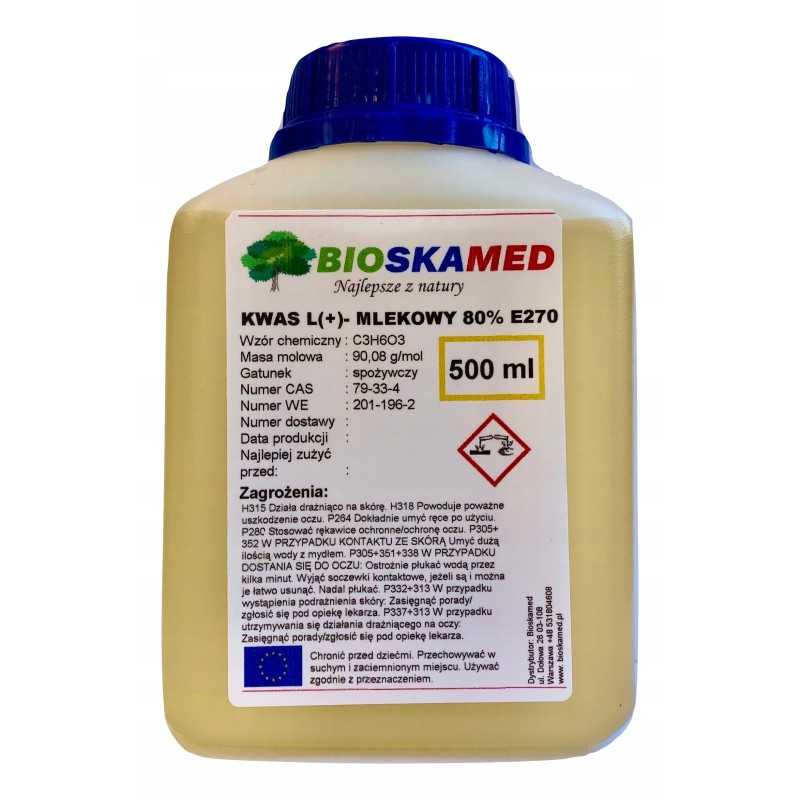 Pieno rūgštis 80 500 ml maisto bioskamed