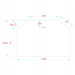 Vandeniui atsparus grilio dangtelis