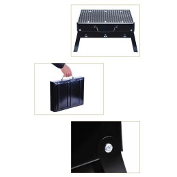 Portable foldable camping grill