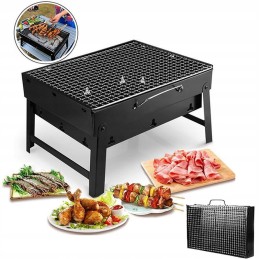 Portable foldable camping grill