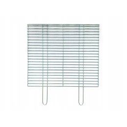 Grilio grotelės 70x50 tobula, tanki, stora, chromuota viela, 4 mm