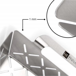 Grilio grotelės, kepimas, kvadratinis plieninis padėklas, grilio padėklas