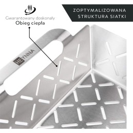 Grilio grotelės, kepimas, kvadratinis plieninis padėklas, grilio padėklas