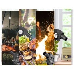 Turbo ventilatora pūtējs līdzstrāvas 12v lodveida ventilators pārnēsājams spēcīgs sprādziens