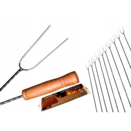 Rinkinyje 10 pagaliukų 100cm + kūrenimas