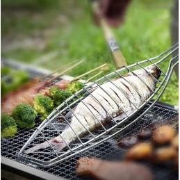 Grilis žuviai kepti, turistinis grilis