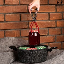 Griebtuvas karštiems stiklainiams išimti.