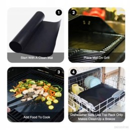 2x tefloninis kilimėlis griliui ir kepimui