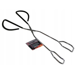 Nerūdijančio plieno kepimo žnyplės su izoliuotomis rankenomis