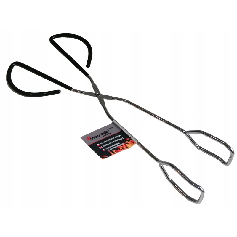 Nerūdijančio plieno kepimo žnyplės su izoliuotomis rankenomis