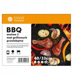 Grilio kilimėlių rinkinys 40 x 33 cm 3 vnt.