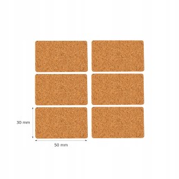 30x lipnios kamštienos etiketės sulčių stiklainiams