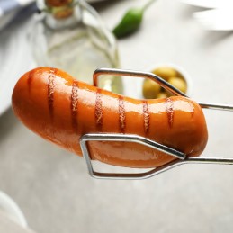 Grilio žnyplės virtuvinės žnyplės žirklės 27 cm nerūdijančio plieno mėsai