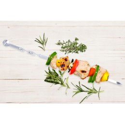 Szampury profesionalūs metaliniai iešmeliai mėsai, daržovėms, 3 vnt.