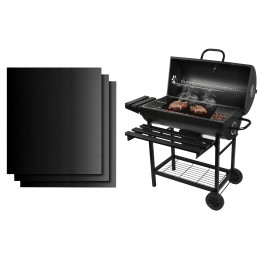 3x tefloninis grilio kilimėlis grilio padėklas kepimui ant grotelių