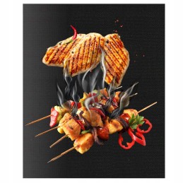 Grilio kilimėlis ir tefloninė kepimo skarda