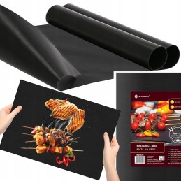 Grilio kilimėlis ir tefloninė kepimo skarda