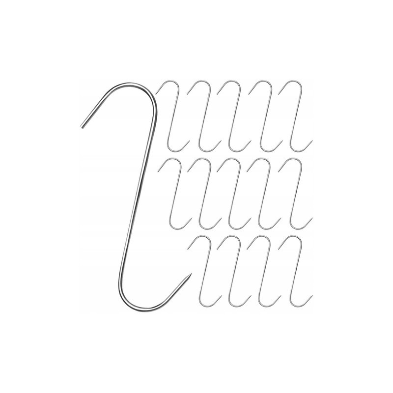 Stiprūs rūkymo kabliukai mėsai rūkyti, 15 vnt