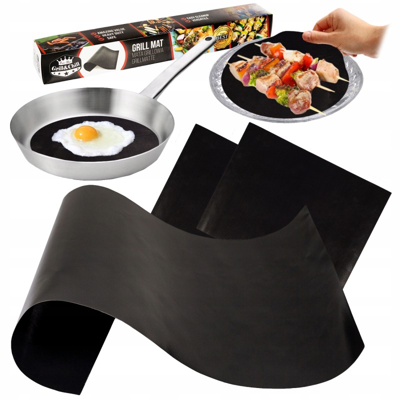 Grill&chill tefloninis kilimėlis, 3 vnt