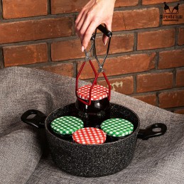 Griebtuvas karštiems stiklainiams išimti.