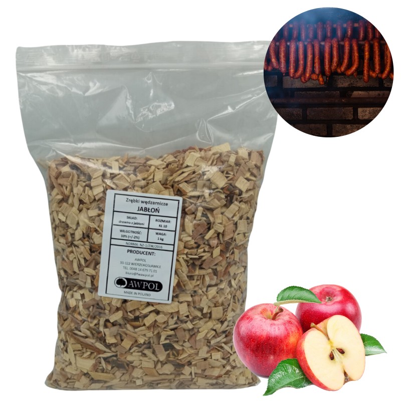 Obuolių rūkymo traškučiai 1kg 10 klasė