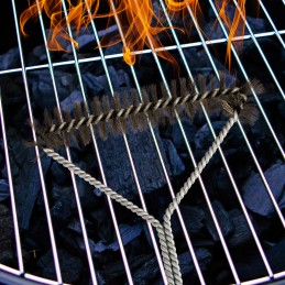 Grilio valymo šepetys, grotelių grandiklis