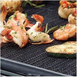 Tinklinis kilimėlis, BBQ grilio kepimo padėklas, 42x36