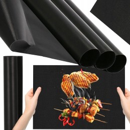 Grilio kilimėlis 6 vnt 40x33 tefloninis kepimo kilimėlis