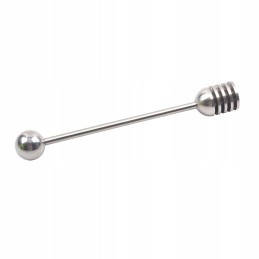 Nerūdijančio plieno pagaliukas medui semti, medaus kaušelis