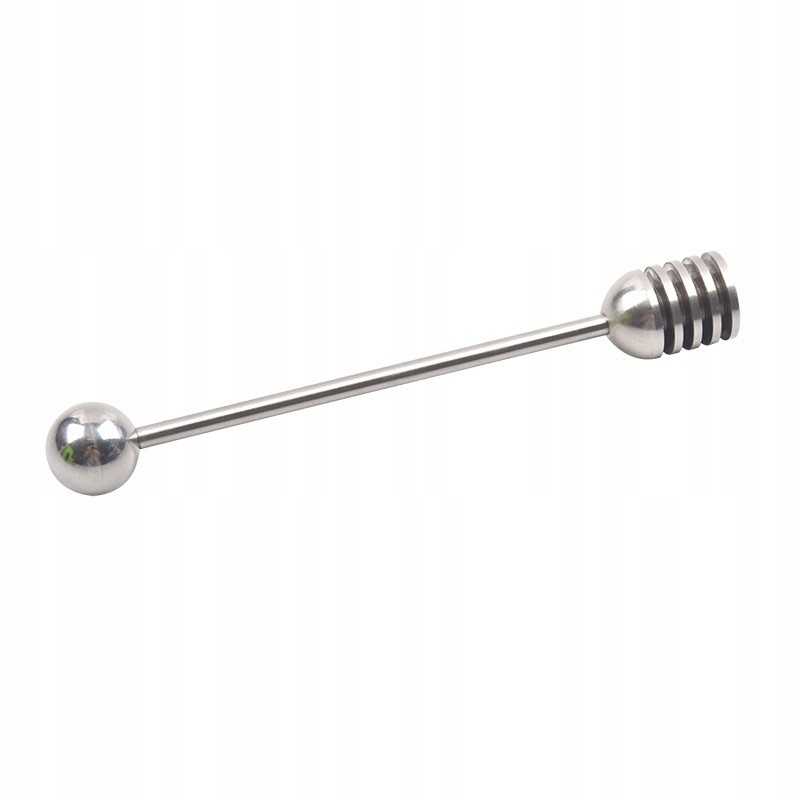 Nerūdijančio plieno pagaliukas medui semti, medaus kaušelis