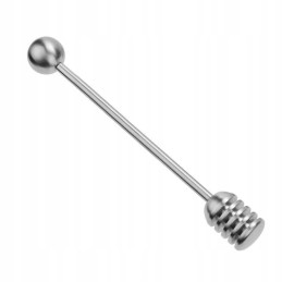 Nerūdijančio plieno pagaliukas medui semti, medaus kaušelis