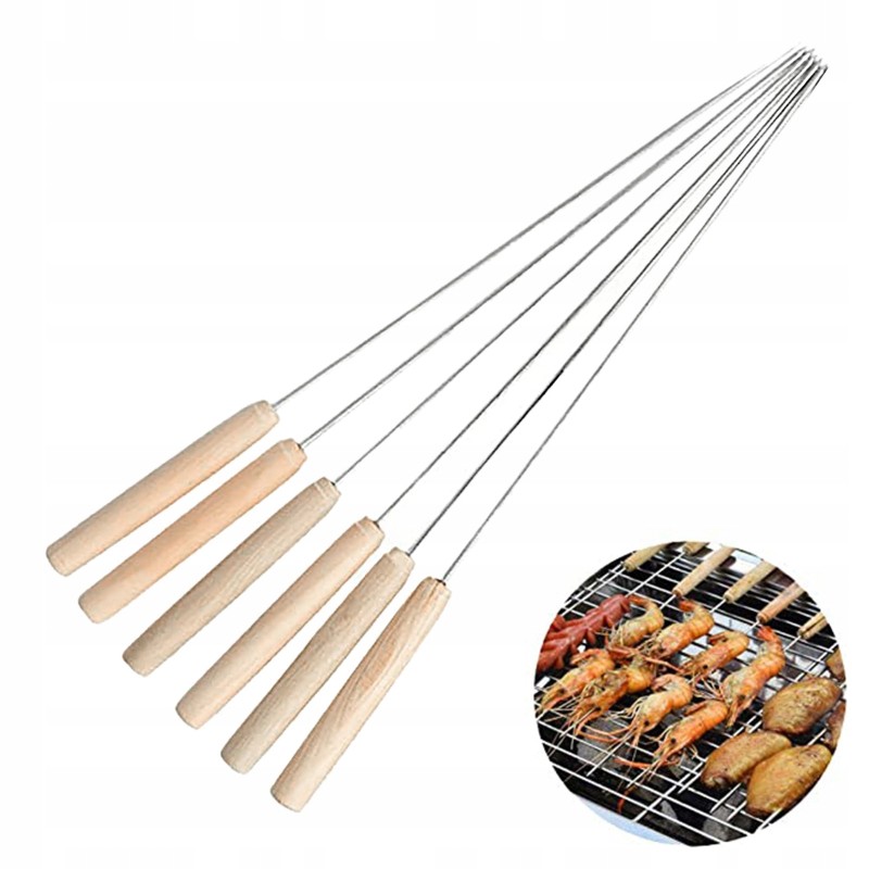 Leaderhoff kebabo lazdelės 48 cm 6 vnt.