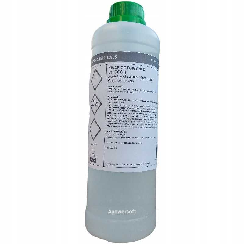 Acto rūgštis 80% acto esencija 1l