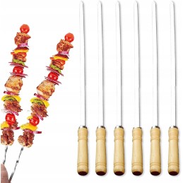 Leaderhoff kebabo lazdelės 48 cm 6 vnt.