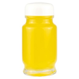 10 x sandarių stiklainių su plastikiniu dangteliu rinkinys, 50 ml