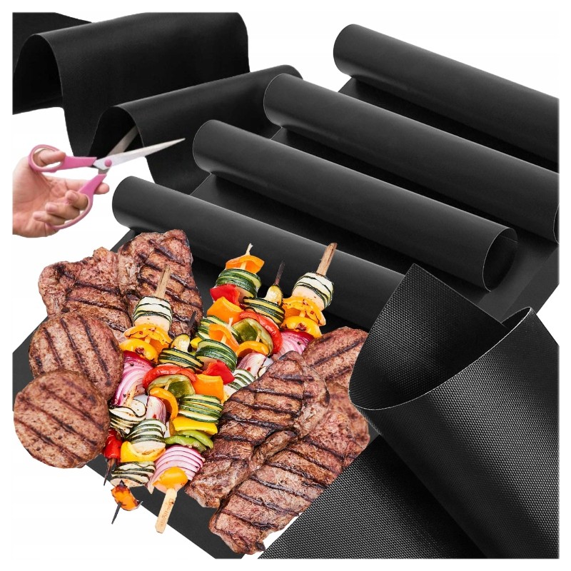 Daugkartinio naudojimo tefloninis kilimėlis - 4 vnt